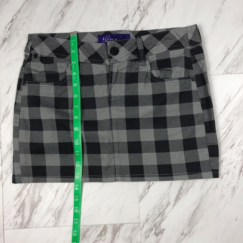 Miley Cyrus Checker Skirt Size 7 NWOT - Picture 4 of 7